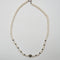 Silver and Faux Pearl Necklace